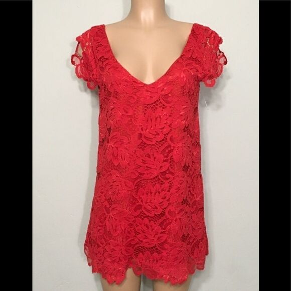 New. BB DAKOTA Jacqueline lace mini dress. NWT - Picture 7 of 9